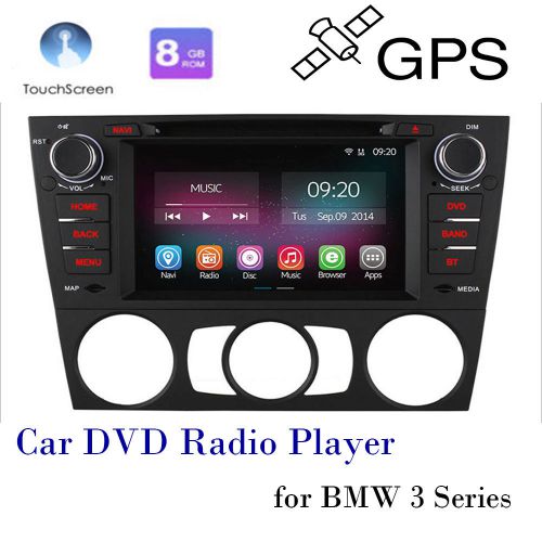 Car dvd radio player for bmw 3 series quadcore gps navigation 7'' touch screen