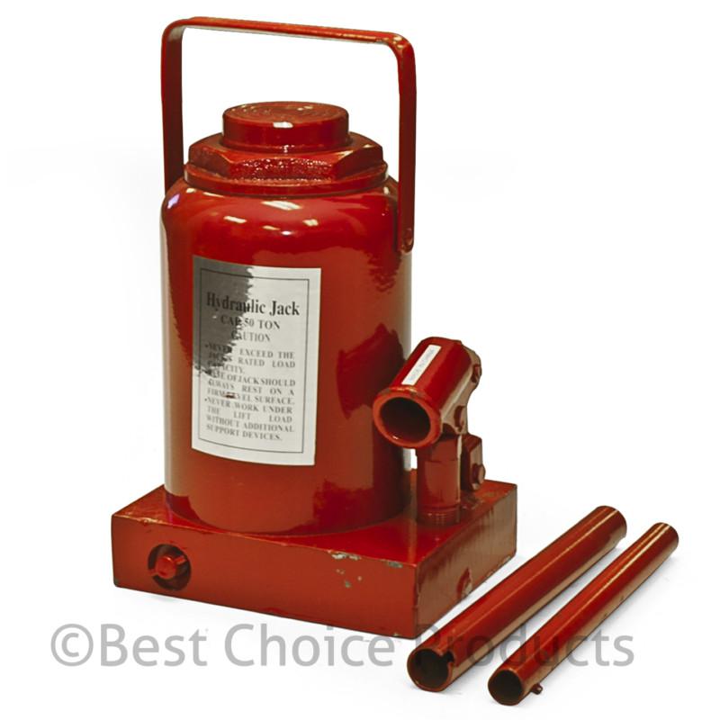 50 ton hydraulic bottle jack automotive shop equipment car truck heavy duty