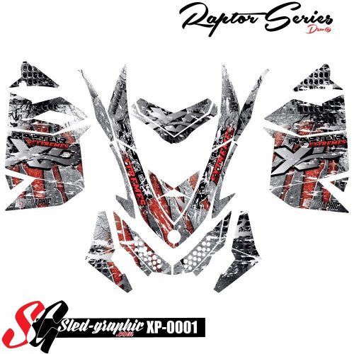 Sell SKIDOO REV MXZ SNOWMOBILE SLED WRAP GRAPHICS STICKER DECAL KIT 03