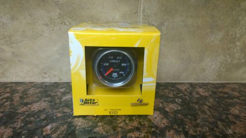 New auto meter 6153 cobalt 0-100 psi, 2-1/16&#034; oil pressure gauge