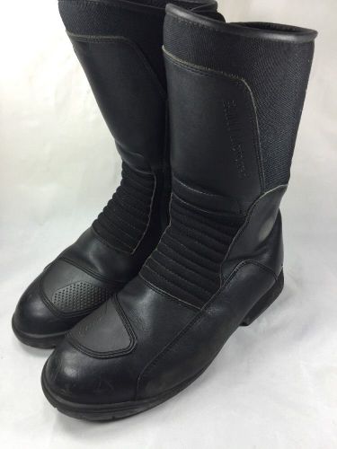 Bmw motorrad motorcycle leather goretex riding boots men's euro size 43 u.s 9