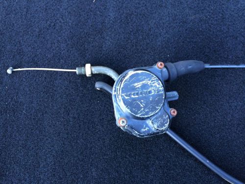 1985 1986 1987 oem honda atc250sx thumb throttle with good cable