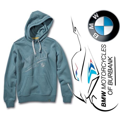 Bmw motorrad motorcycle genuine unisex vintage hooded sweatshirt °
