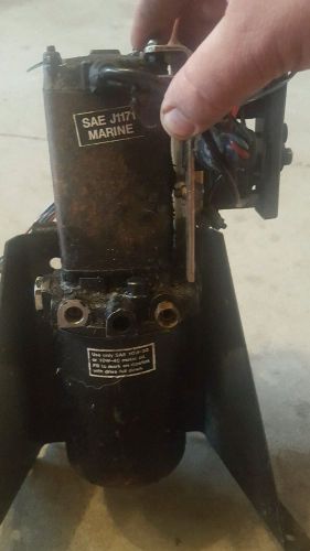 Mercruiser tilt and trim pump with  cylinders, wiring and cable