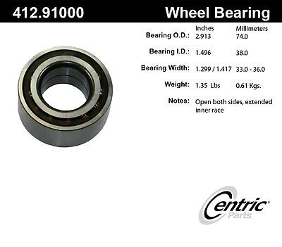 Centric parts 412.91000e front axle bearing