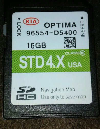 2015 2016 kia optima navigation sd map data card part 96554-d5400 oem lates