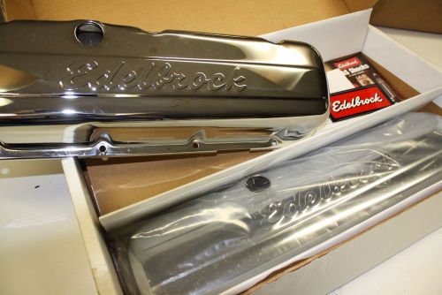 Chevrolet big block valve covers edelbrock signature series