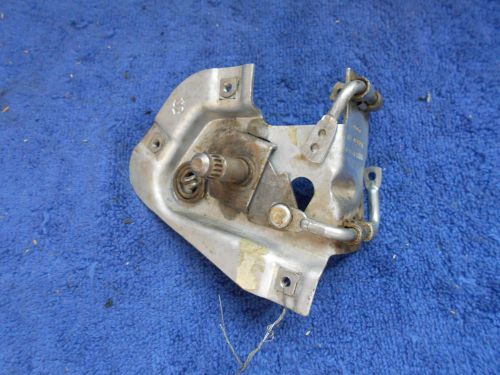 1957-58 ford full size  lh  front door latch remote control &amp; link  nos ford 816