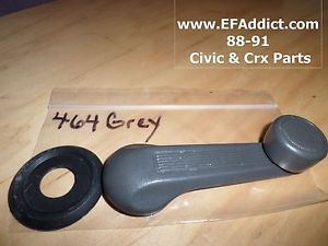 88-91 honda civic hatch crx wagon door crank window crank oem w/parts ef ef8