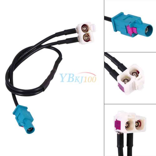 1pc car radio antenna aerial adapter for vw fakra seat skoda columbus rf cable