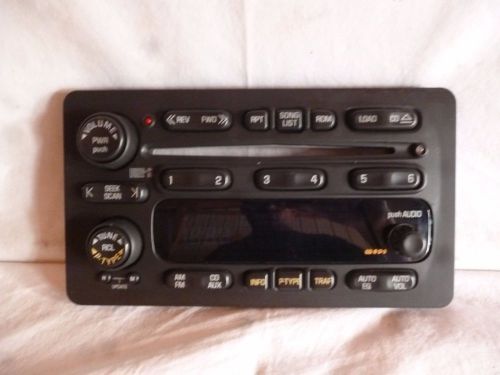 02 03 04 05 oldsmobile chevy venture silhouette 6 cd face plate 10305565 jc81617