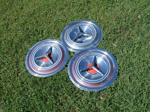 3 1959 olds hubcaps