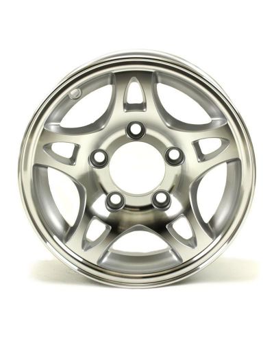12x4 5-lug on 4.5" aluminum s5 trailer wheel - s524545-wa205