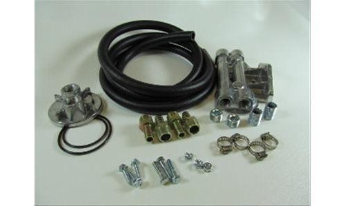 Perma-cool 10714 dual, oil filter relocation, 13/16&#034;-16 thd, kit