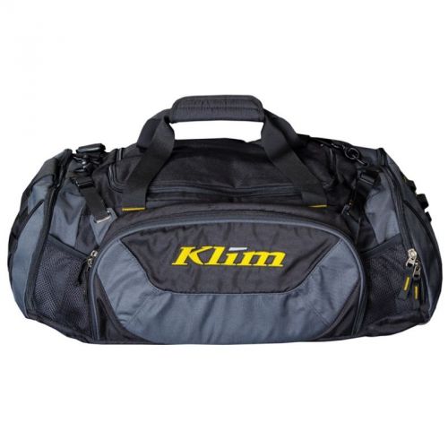 Klim snowmobile mountain weekend travel gear bag duffle bag - black &amp; gray