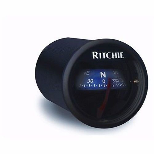 Ritchiesport x-21bu dash mount compass traditional black with high-visibility md