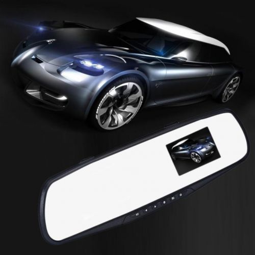 2.4&#034; full hd 1080p car car dvr rear view mirrors camera video recorder dash cam