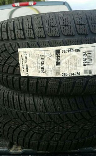 Set of new tires 245/45/17