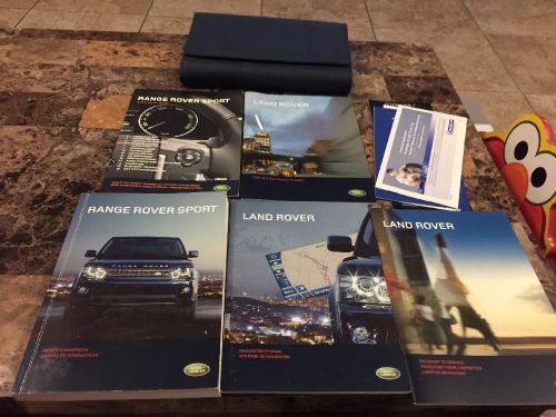 2010 2011 range rover sport owners manual w/nav land rover range rover sport