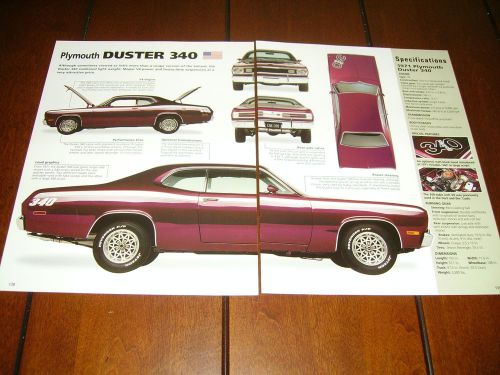 1971 plymouth duster 340   ***original 2003 article***