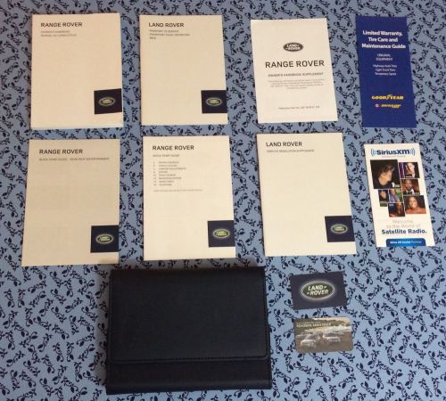 2013 range rover sport owners manual w/ navi section oem set hse supercharged