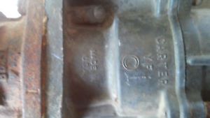 Vintage  carter yf 1 barrel carb