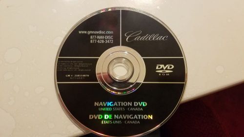 Cadillac escalade gm navigation dvd us canada  oem 25853487u  86271-60v871