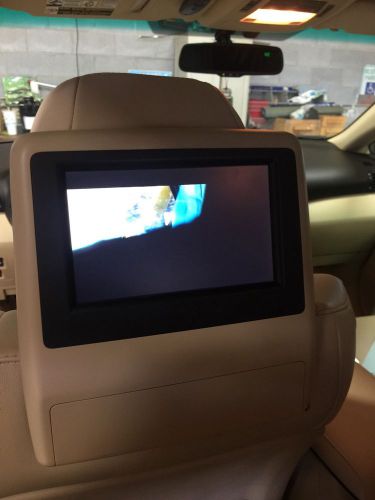 Lexus rx350 oem headrest dvd