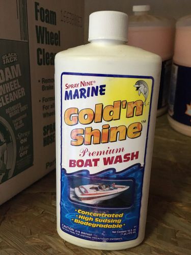 Marine gold n shine premium boat wash 16 oz bottle spray