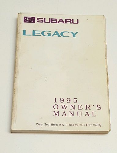 1995 subaru legacy sedan hatchlsi ls l auto l manual base v4 2.2l owners manual