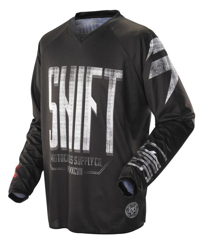 Shift recon blocked black / red jersey  motocross dirtbike atv mx 2014