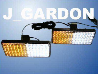 Dc12v 2x70 led car emergency super bright strobe (amber/white-amber/white)light