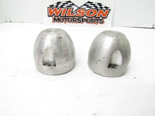 Grand national front hub aluminum dust caps nascar arca cra