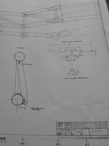 21 Pages of ORIGINAL Horten/Horton 4 Flying Wing PLANS ONLY of FULL SCALE GLIDER, US $100.00, image 6