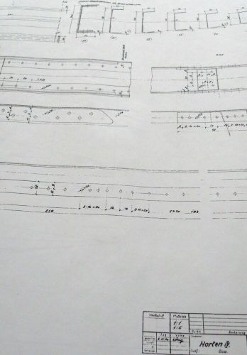 21 Pages of ORIGINAL Horten/Horton 4 Flying Wing PLANS ONLY of FULL SCALE GLIDER, US $100.00, image 7