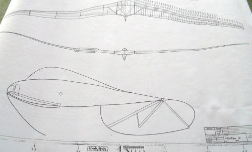 21 Pages of ORIGINAL Horten/Horton 4 Flying Wing PLANS ONLY of FULL SCALE GLIDER, US $100.00, image 12