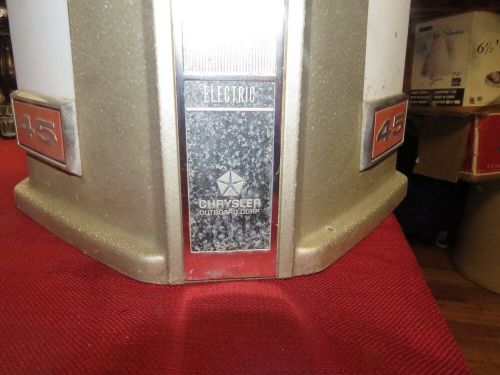 Vintage, 1970's Chrysler 45 HP Electric Outboard Motor Hood Cowl, US $59.45, image 12