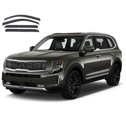 Black Horse 144711 - Tape-On Smoke Front and Rear Rain Guards, US $75.31, image 2