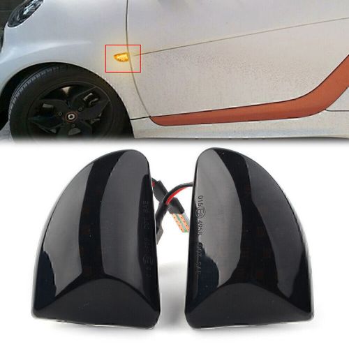 LED Sequential Dynamic Side Marker Turn Signal Light Black Fit Smart Fortwo W451, US $12.49, image 11