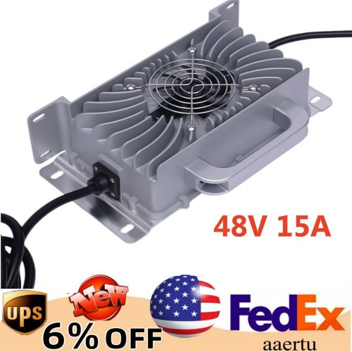 US 15A 48V Battery Charger For Club Car Golf Cart 48 Volt Round 3 Pin Plug New, US $152.03, image 13