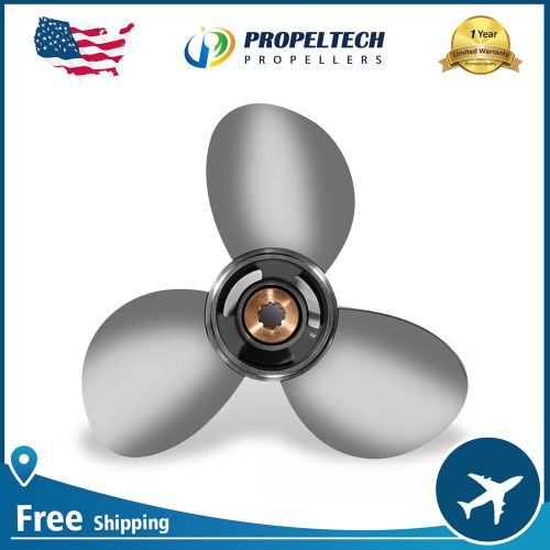 10 1/8 x 14 Stainless steel Outboard Propeller for Suzuki 20-30HP 10 Spline RH, US $173.90, image 8