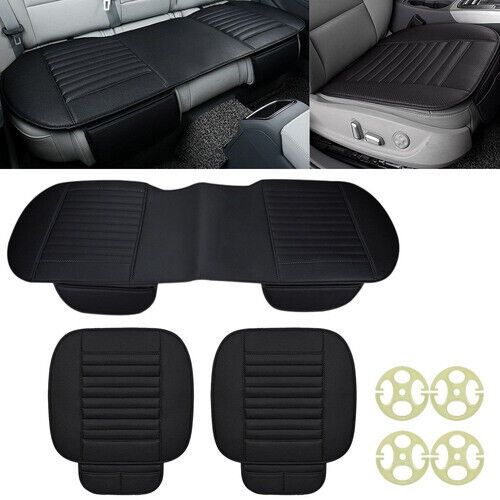 Car Front Rear Back Seat Cover Protector Leather Mat Pad Chair Cushion Universal, US $16.99, image 12