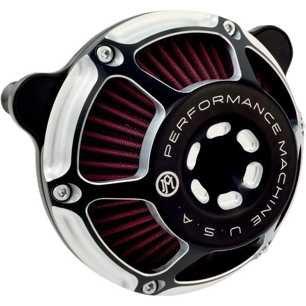 Performance Machine Contrast Cut Max HP Air Cleaner Kit. Harley 91-13 XL models, US $396.96, image 1