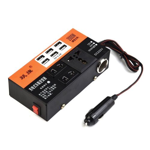 Car Converter Power-Inverter 1500W DC 12V/24V To DC 110V/220V Converter NEW ABS, US $37.55, image 6