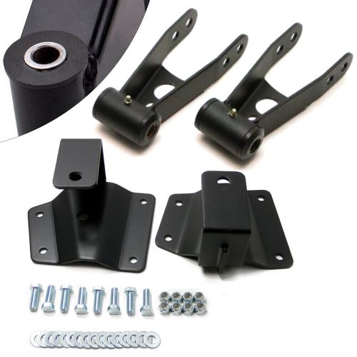 4inch Rear Drop Shackles + Hangers Kit for 99-06 Chevy Silverado 1500 GMC Sierra, US $114.03, image 9