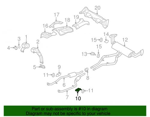 Genuine BMW Center Muffler Hanger 18207599338, US $83.69, image 2
