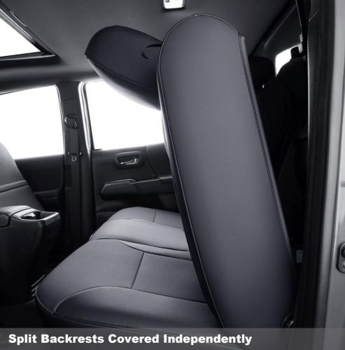 LUCKYMAN CLUB Rear Seat Covers Custom Fit for 2016-2023 Tacoma Crew Cab, US $89.99, image 5