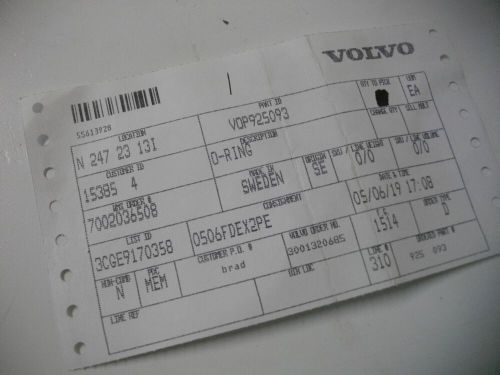 BRP Volvo Penta Sterndrive 925093 O-ring OEM pack of 5 each, US $22.99, image 4