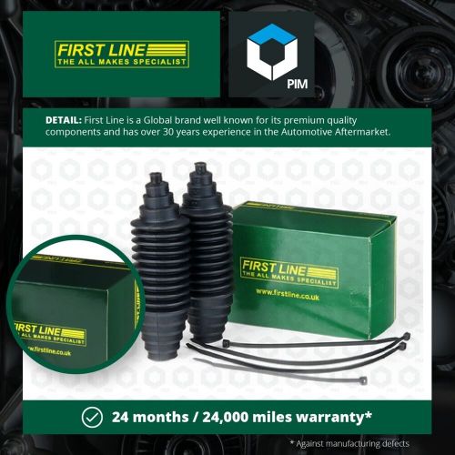 Steering Rack Boot fits SKODA FABIA 2005 on Gaiter Bellow Firstline Quality New, US $, image 3
