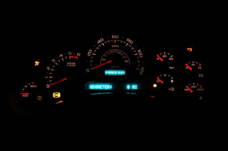 CUSTOM GM INSTRUMENT ODOMETER CLUSTER GAUGE DASH PANEL UPGRADE+ ESCALADE TRIM, US $225.00, image 10